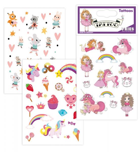 M&auml;dchen - Tattoo Bogen - Sortiment