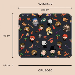 Mouse pad / Mousepad Harry Potter 026 Multicolor
