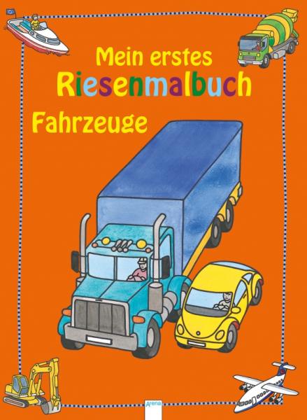 Mein erstes Riesenmalbuch - Fahrzeuge - Buch
