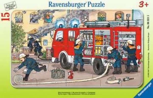 Mein Feuerwehrauto - Rahmenpuzzle - 15 Teile