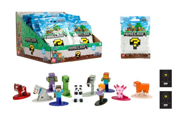 Minecraft Blind Pack Nanofigs, 12-sort.