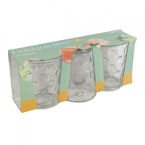Mirel Trinkglas 200 ml 3er Set