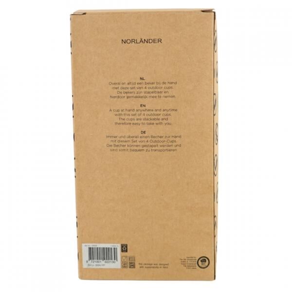 Norlander Becher 300 ml 4er Set