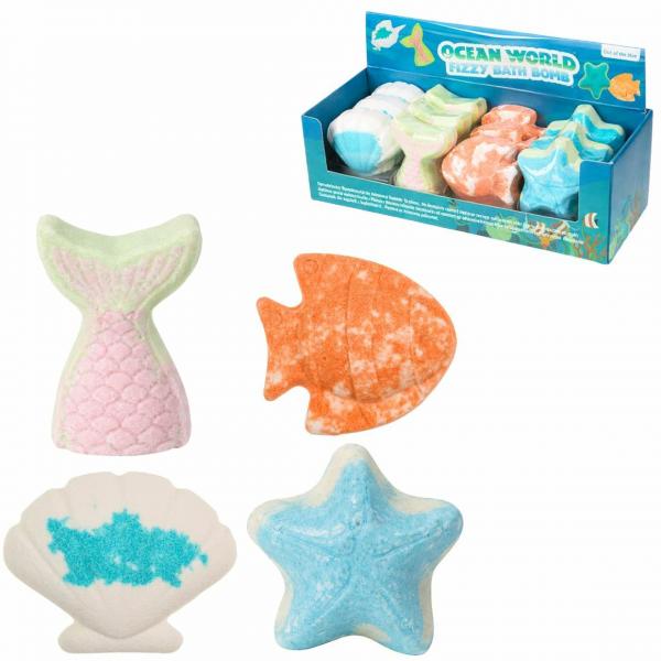 Out of the Blue Bad Seifenblasen Ball Ocean World 100 gr 4 sortiert