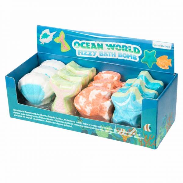Out of the Blue Bad Seifenblasen Ball Ocean World 100 gr 4 sortiert