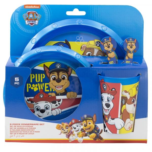 Paw Patrol - 5-teiliges Fr&uuml;hst&uuml;cks Set - Pup Power