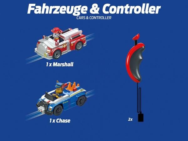 PAW PATROL - On the Track Carrera First racetrack set 1:50