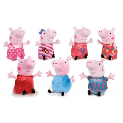 Peppa Pig - Plüschfiguren 7-fach sortiert, 20cm
