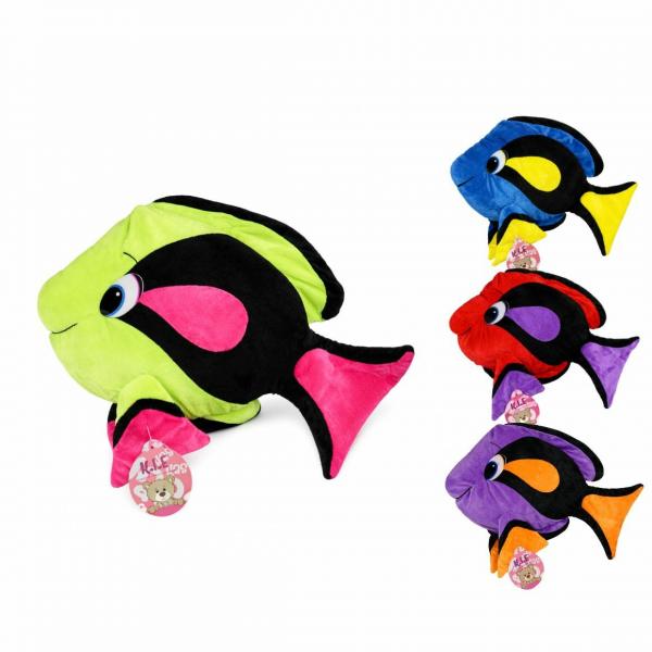 Plüschtier Fisch 55 cm 4 Stück sortiert