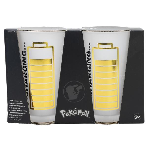 Pokemon Thunderstruck - 2 St&uuml;ck Casual Gl&auml;ser-Set - 490 ml