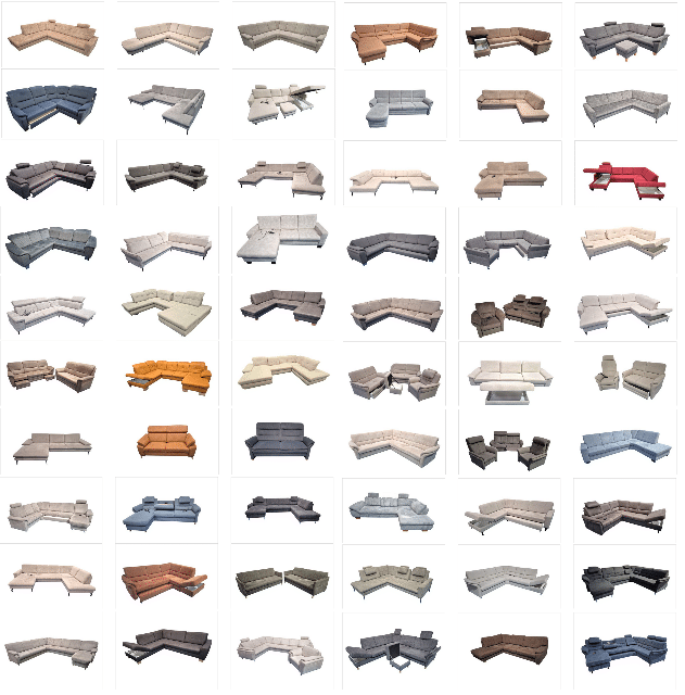 Polstermöbel Posten: moderne Sofas, Sessel und Polsterbetten, gemischt, ideal für Wiederverkäufer