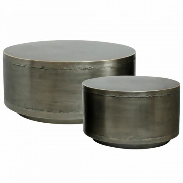 PTMD Beistelltisch Georgy Metall 80 cm 2er Set