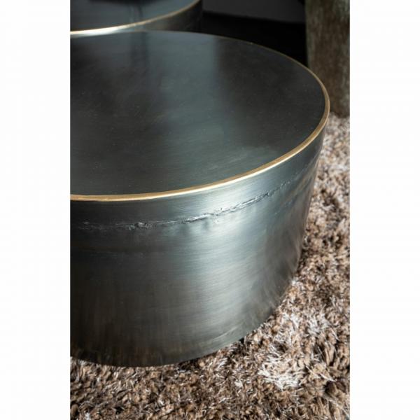 PTMD Beistelltisch Georgy Metall 80 cm 2er Set