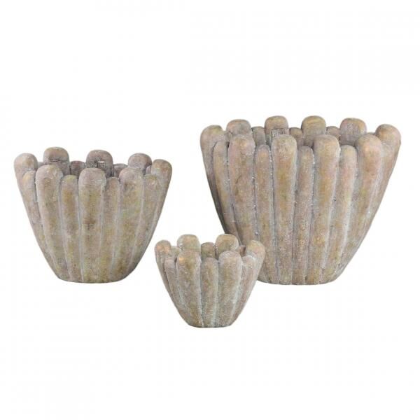 PTMD Blumentopf Minter S braun 23,5 cm