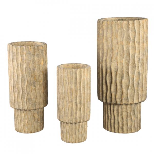 PTMD Blumentopf Mitty groß S braun 45 cm