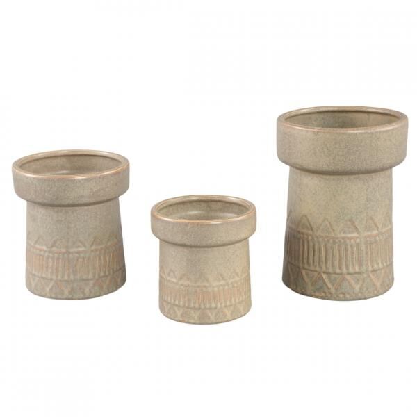 PTMD flower pot Rail high M light brown 14 cm