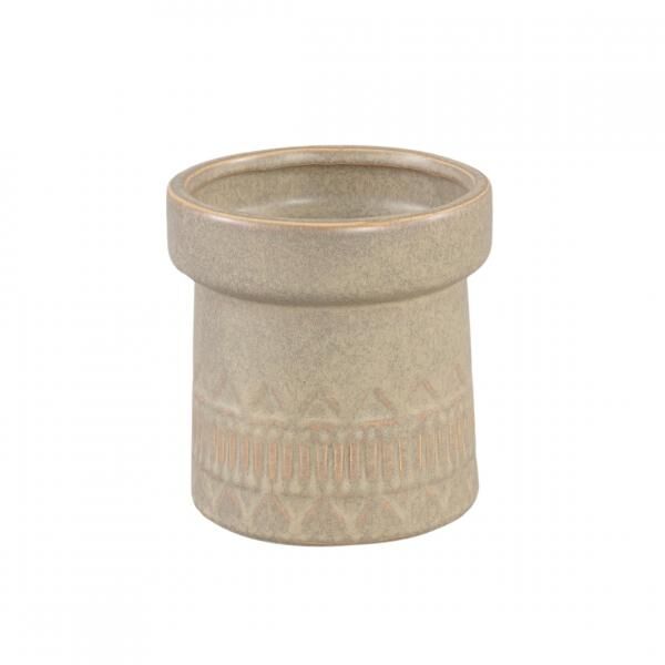 PTMD Blumentopf Rail hoch S hellbraun 11 cm