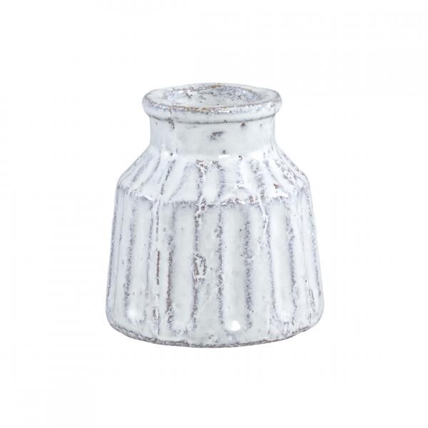 PTMD Vase Xave S weiß 10 cm
