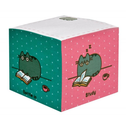 Pusheen - notepad 6x6 cm