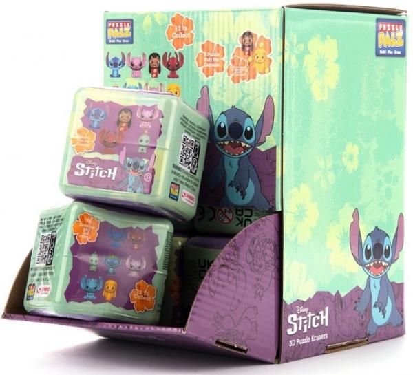 Puzzle Palz - Disney Lilo & Stitch - 3D Puzzle - Radiergummi im Display