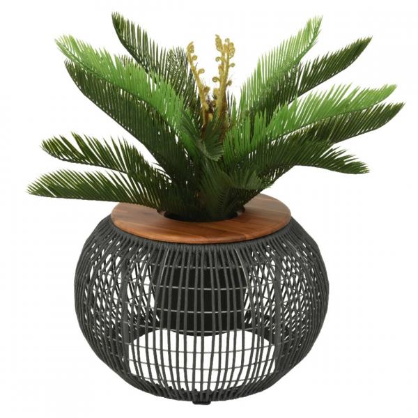 (R) Beistelltisch mit Fach Sevilla grau 58 cm