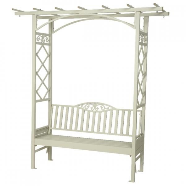 (R) Gartenbank Barolo Aluminium beige 210 cm