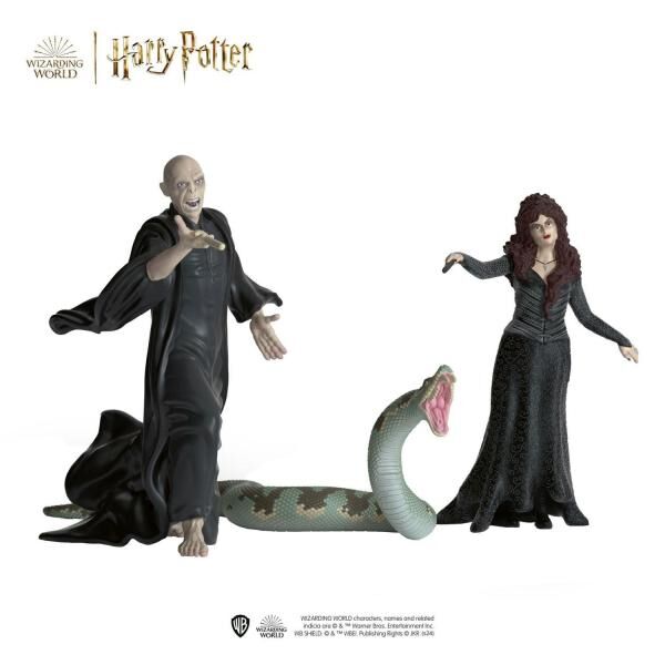Schleich 42684 - Wizarding World Harry Potter - Lord Voldemort&trade;, Nagini & Bellatrix Lest - 20 cm