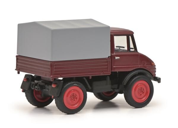 Schuco 452660900 - Unimog U406 red, 1:87 - Model car