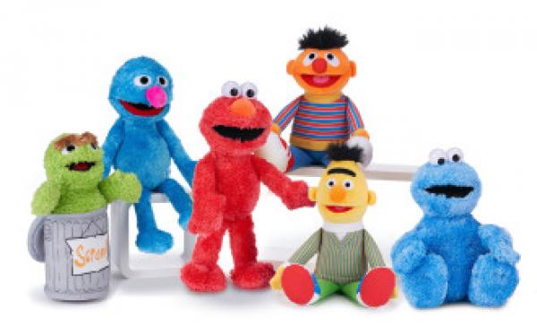 Sesamstra&szlig;e Mix - Pl&uuml;sch - 6 -fach sortiert - 28 / 38 cm