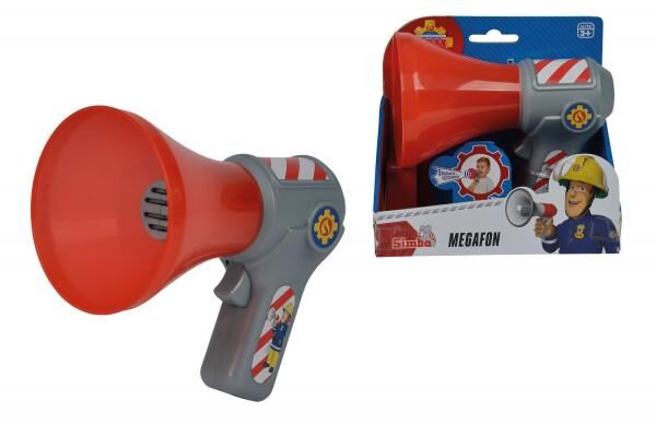Simba 109258699 - Feuerwehrmann Sam, Feuerwehr Megaphon