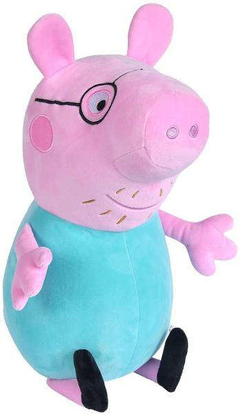 Simba 109261005 - Peppa Pig: Pl&uuml;schfigur Papa Wutz