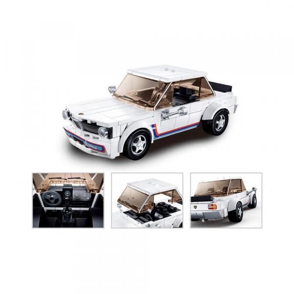 Sluban M38-B1126 - Model Bricks - Auto klassisch wei&szlig;