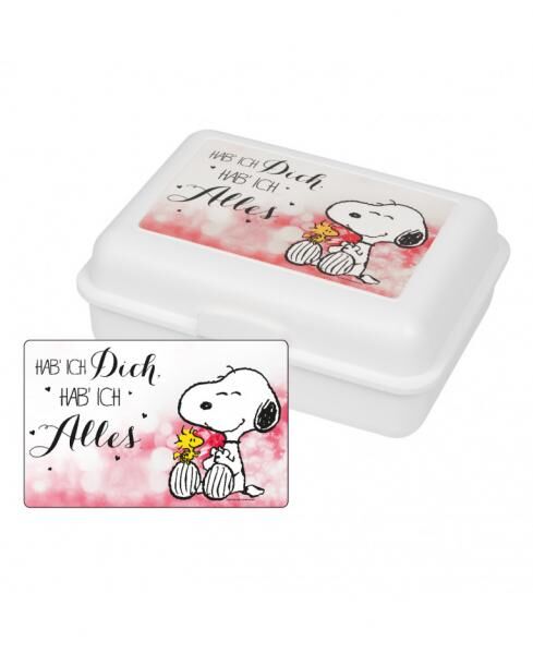 Snoopy "Hab ich Dich, hab ich Alles!" - Lunchbox / Brotdose