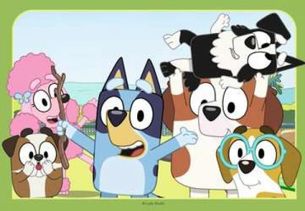 Spa&szlig; mit Bluey - Puzzle - 2 x 12 Teile