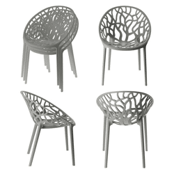 Forest chair, light gray, approx. 79cmH