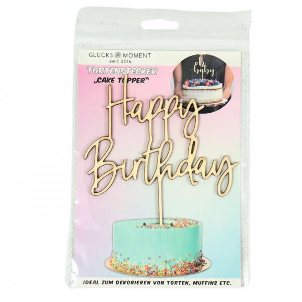 Tortenaufleger Holz 16 cm 4 Stück sortiert