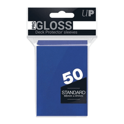 Tsunami Blue PRO-Gloss Standard Deck Protector Sleeves (50)