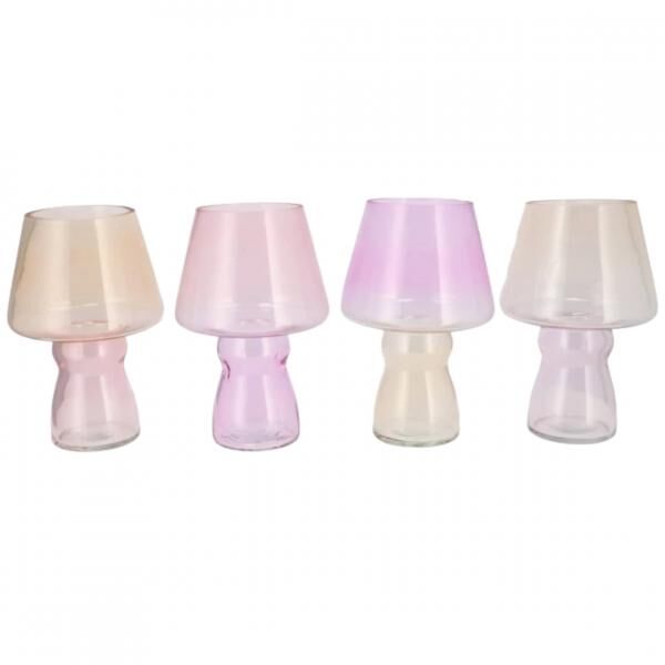 Vase Bicolore pastell 25 cm 4 Stück sortiert