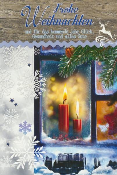 Weihnachtskarten - 100 St&uuml;ck - 8 Motive