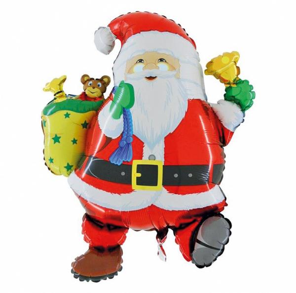 Santa Claus Shape - foil balloon - 76 cm