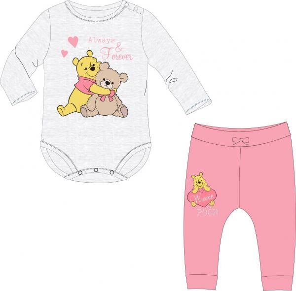 Winnie The Pooh - Set for babies pink - 62-92 cm