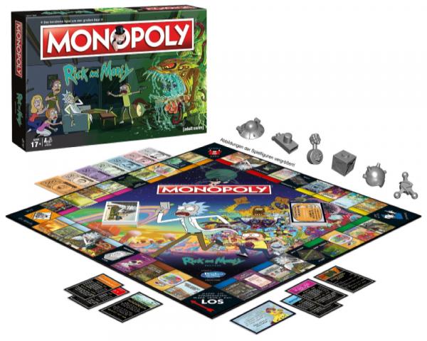 Winning Moves 45069 - Monopoly: Rick & Morty - Brettspiel