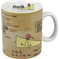 Wissensbecher Physik (dt.) Becher / Tasse - 490 ml