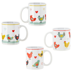 Mug chicken, 2/s, 300ml, 9,5cmH