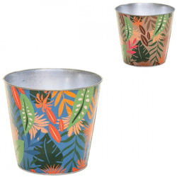 Flower pot Bob Jungle L 15 cm 2 assorted
