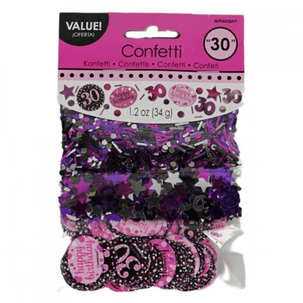 Konfetti 30 Jahre rosa 34 g