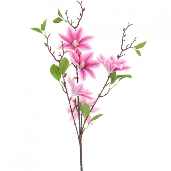 Countryfield Künstliche Blume Magnolie lila 82 cm