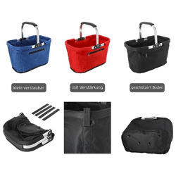 Einkaufskorb unifarben 3/s