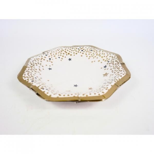 Einwegteller Wishes Papier 8 Stück