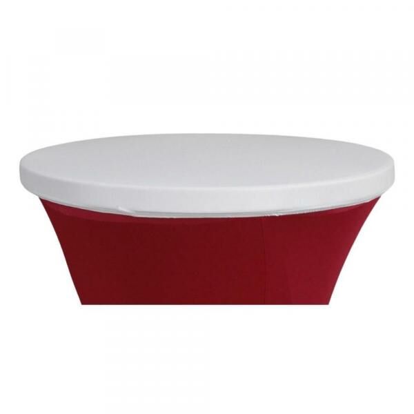 Elegance Topcover Stehtisch weiß 80 cm